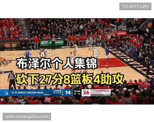 布泽尔儿子杜克季前赛表现惊艳狂砍24分23板再送盖帽接连高分展现潜力